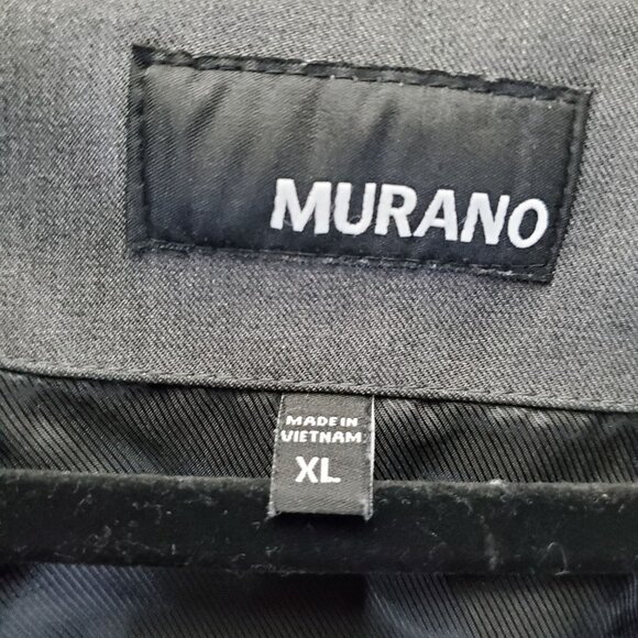 Murano Jacket Men XL Charcoal Gray Front Pocket Design Tech Jacket - Picture 2 of 9